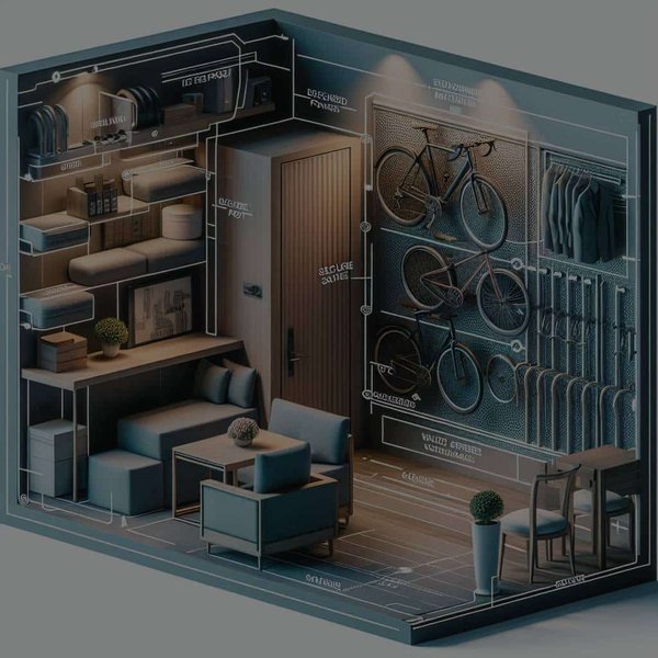 Comment aménager un espace de stockage sûr pour un vélo en appartement?